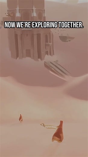 Sandsurfing Toward the Desert Temple With a Companion | Journey