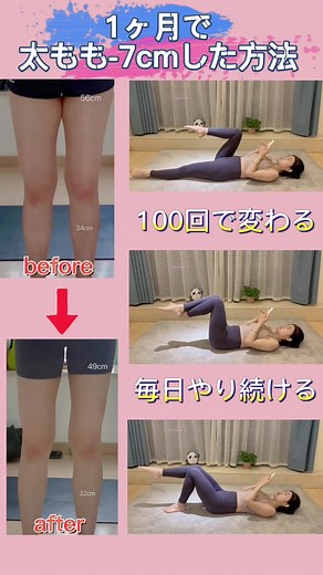 足痩せの方法と1ヶ月での変化