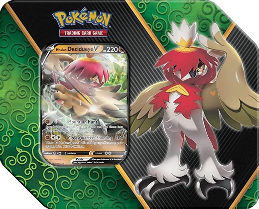 Amazon.com: Pokemon Cards: Divergent Power Hisuian Decidueye V 錫 : 玩具和遊戲