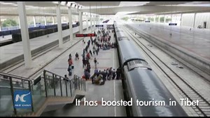 World's highest plateau railroad marks 10-year anniversary. The Qinghai-Tibet Railway, the first to link Tibet with other parts of China, has helped boost tourism along the line. | China Xinhua News