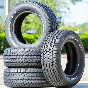 Set of 4 (FOUR) Cooper Cobra Radial G/T 245/60R15 100T A/S All Season Tires Fits: 1990-94 Chevrolet Astro Base, 1994 GMC Safari Base