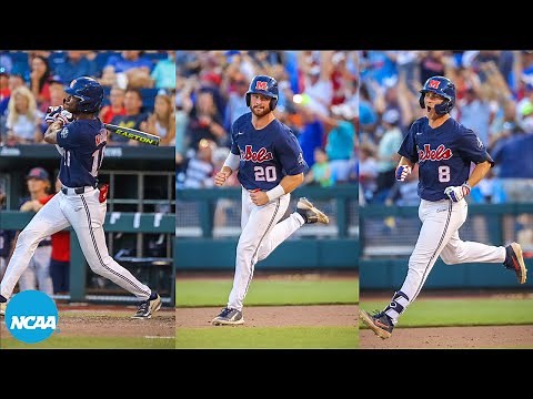 Ole Miss blasts back-to-back-to-back home runs in College World Series finals