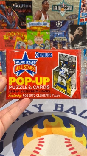 1987 Donruss Major League All-Stars Pop-Up Puzzle & Cards