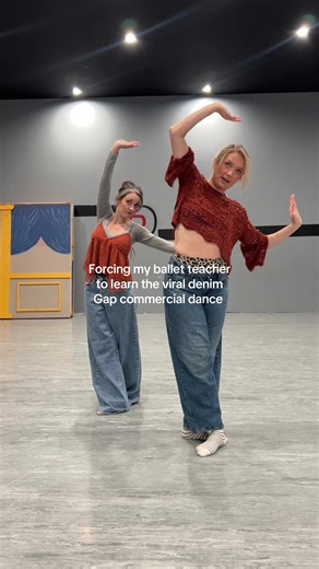 Ur fav clumsy ballerina & poised ballet teacher @Ms. Victoria #ballettok #gap #hiphop @KATSEYE