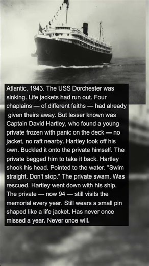 The Captain Who Gave His Life Jacket to a Private and Went Down With His Ship | Military History