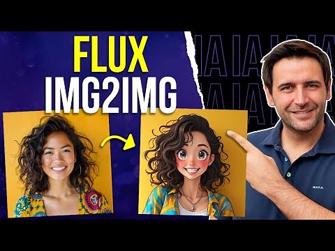 Crea IMÁGENES a partir de otras IMÁGENES con FLUX 🚀 Tutorial IMG2IMG con Flux