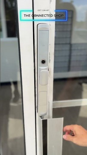 Check out how we transform this commercial aluminum door with the Swing Door Smart Lock Knob!