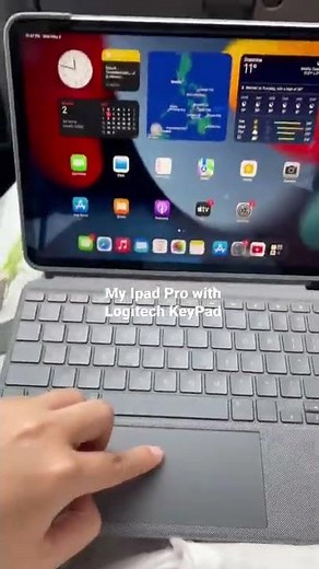 Ipad PRO with Logitech Folio Touch