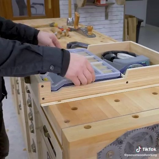 DIY Modular Workbench #workbench #homemade #woodworking #carpentry #diy #carpinteria #marcenaria