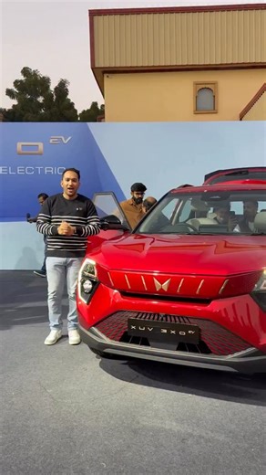New Mahindra XUV3XO Electric is here with top model at Rs 14.96 Lakh ex showroom with all the feature- ⚡️39kWh Battery Pack ⚡️ Real Range of 285KM ✅ ADAD Level 2 ✅ 360 Degree Camera ✅ 10.25 inch Dual Screens ✅ 65Watt Chargers @mahindraxuv3xo @mahindraelectricsuvs #mahindra #xuv #electric #carnews | The Car Guide - Rishabh