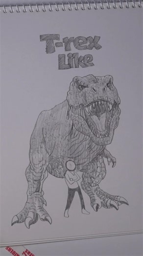 How to draw stickman with (T-Rex, Alien) Who Wins This Fight?