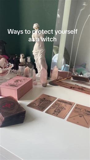 Ways to protect yourself and your energy as a witch🧿 #crystals #crystalshop #crystalstore #crystaltok #witchtiktok #witchtok #spirituality #protectionmagick