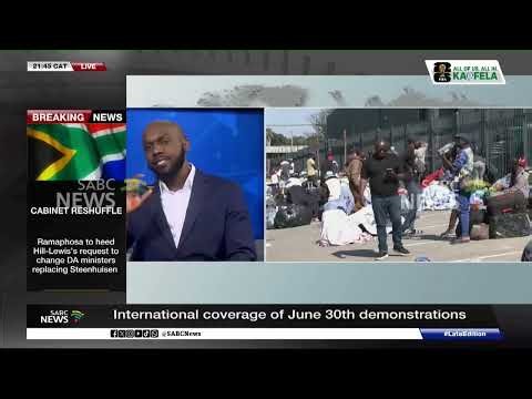 June 30 | International coverage of June 30 demonstrations