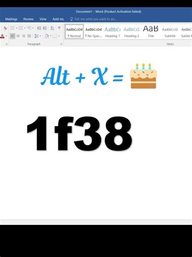 How to make a cake in MS Word? #computer #cake #biz