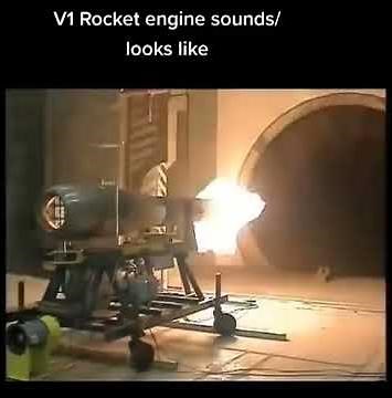 V1 Engine rocket sounds like.