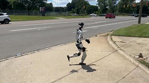 7.1M views · 62K reactions | A human-sized robot casually walking down 7 Mile Road in Detroit has captured viral attention online and stopped pedestrians in their tracks. The robot, named Zion, is part of a promotion for an upcoming robot battle event in the city. THE STORY: https://shorturl.at/IL0er | WXYZ-TV Channel 7 | Facebook
