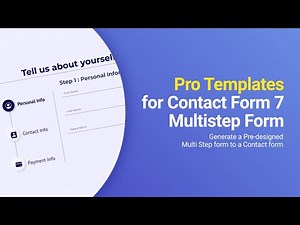 Premium Skins for Contact Form 7 Multi-Step form | Contact Form 7 Templates