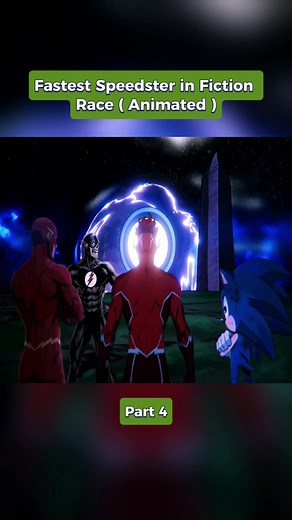 Fastest Speedster in Fiction Race (Animated)