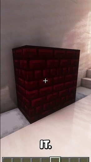 How to make RED NETHER BRICK in Minecraft (Tutorial) #minecrafttutorial #minecraft