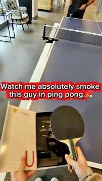 Epic Ping Pong Win: Quick Reflexes, Clean Shots, Total Domination #pingpong #chicago #meta #pov