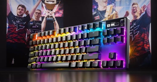 SteelSeries' Apex Pro TKL magnetic gaming keyboard with OLED display now $140 ($50 off)
