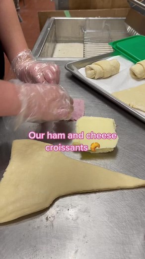 Delicious Ham and Cheese Croissants at Winchell's Donuts