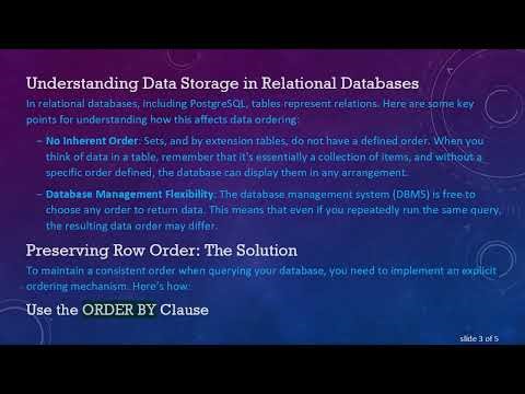 Keeping Your Database Rows in Order: Understanding PostgreSQL Updates