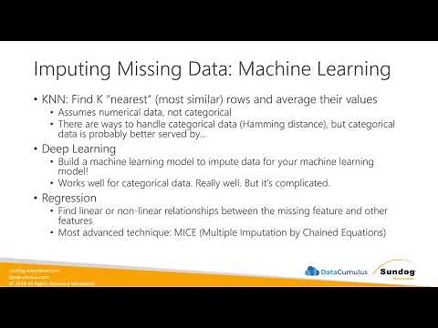 Imputation Methods for Missing Data