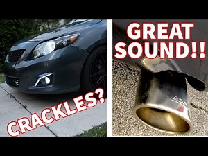INSTALLING BORLA EXHAUST ON TOYOTA COROLLA
