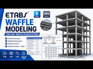 ETABS Waffle Slab Modeling Tutorial | Two-Way Waffle Slab Design in ETABS & SAFE #ETABS #WaffleSlab