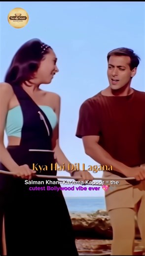 ✨ Jaana Maine Jaana — Salman Khan & Karisma Kapoor | Cute Retro Romance 💛 #shorts