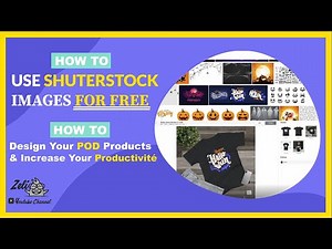 How To Use Shutterstock Images For Free To Design Your POD Products
