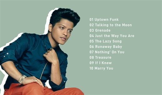 【𝐏𝐥𝐚𝐲𝐥𝐢𝐬𝐭 / Bruno Mars歌单】火星哥十大金曲第一辑 沉浸式Playlist|舞曲|动感|车载|流行|半小时歌单