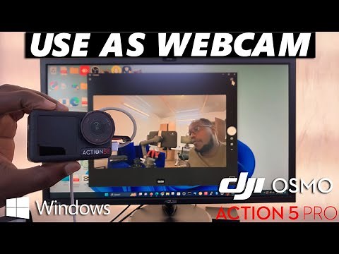 How To Use DJI Osmo Action 5 Pro as a Webcam On Windows PC / Laptop