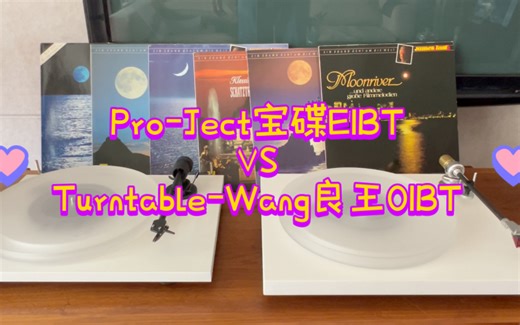 黑胶唱机对比：Pro-Ject宝碟E1BT/T1BT VS Turntable-Wang良王01BT