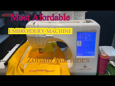 Singer fairy land computer 9800 sewing embroidery machine