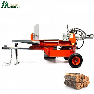 [Hot Item] 28t Gasoline Log Splitter Cutter / Horizontal Wood Splitter Wood Cutting Machine