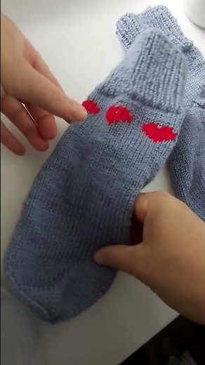 Ciorapi tricotati manual cu Inimioare #handmade #crochet #tricotam #ciorapi #tricoteuse