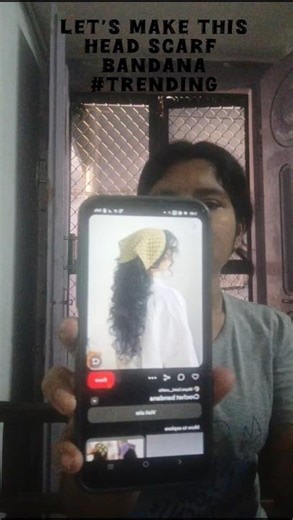 subscribe for part-2 for styling this head scarf bandana trending 🔥#shorts