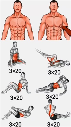 Perfect Sixpack Exercises for Gaining Muscle Fast - HomeWorkouts #Six Pack Abs #abs #CoreExercises