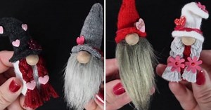 Adorable Valentine’s Day Mini Gnomes Tutorial