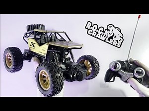 Remote Control Rock Crawler Off-road Vehicle UUnboxing & Testing
