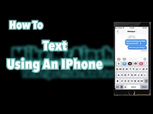 How To Text On An iPhone| Apple Messages Tutorial