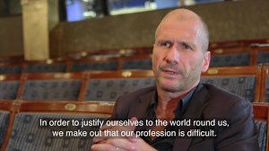 Bergman: Monologues - Stefan Larsson speaks Emilie's monologue about theatre life from Fanny and Alexander. Leading actors from The Royal Dramatic Theatre in Stockholm perform some of the greatest Bergman monologues in our video series to mark the 100-year anniversary of Ingmar Bergman's birth. During 2018 a new video will be published the 14th every month. #Bergmanmonologues #Bergman100 #fannyandalexander #stefanlarsson #theingmarbergmanfoundation #dramaten | Ingmar Bergman Foundation