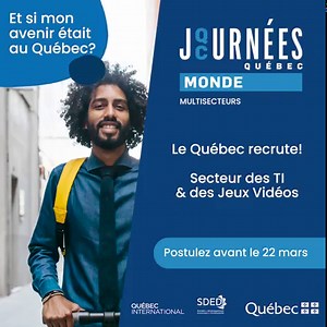 Votre nouvelle carrière en français au Québec. Recrutement dans plusieurs domaines. Postulez en ligne dès maintenant! | Québec en tête