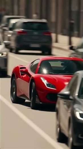 Ferrari Full Speed Me Beech Se Nikal Gayi 😲 | Crazy Car Clip” #ferrarilife #shorts #ferrarifans