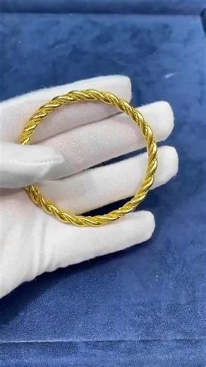 28 carat gold Braided bracelet making gold-plated silver #jewellery #bracelet #shorts #viralvideo