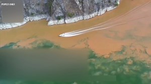 6.3K views · 91 shares | Magnificent view in NW #China where #YellowRiver meets Tao River | People's Daily, China | Facebook