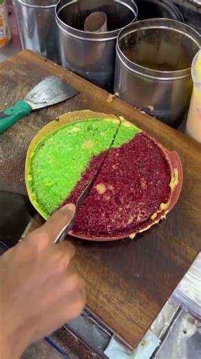 Martabak mix pandan+coklat!! #shorts