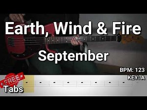 Earth, Wind & Fire - September (Bass Cover) Tabs